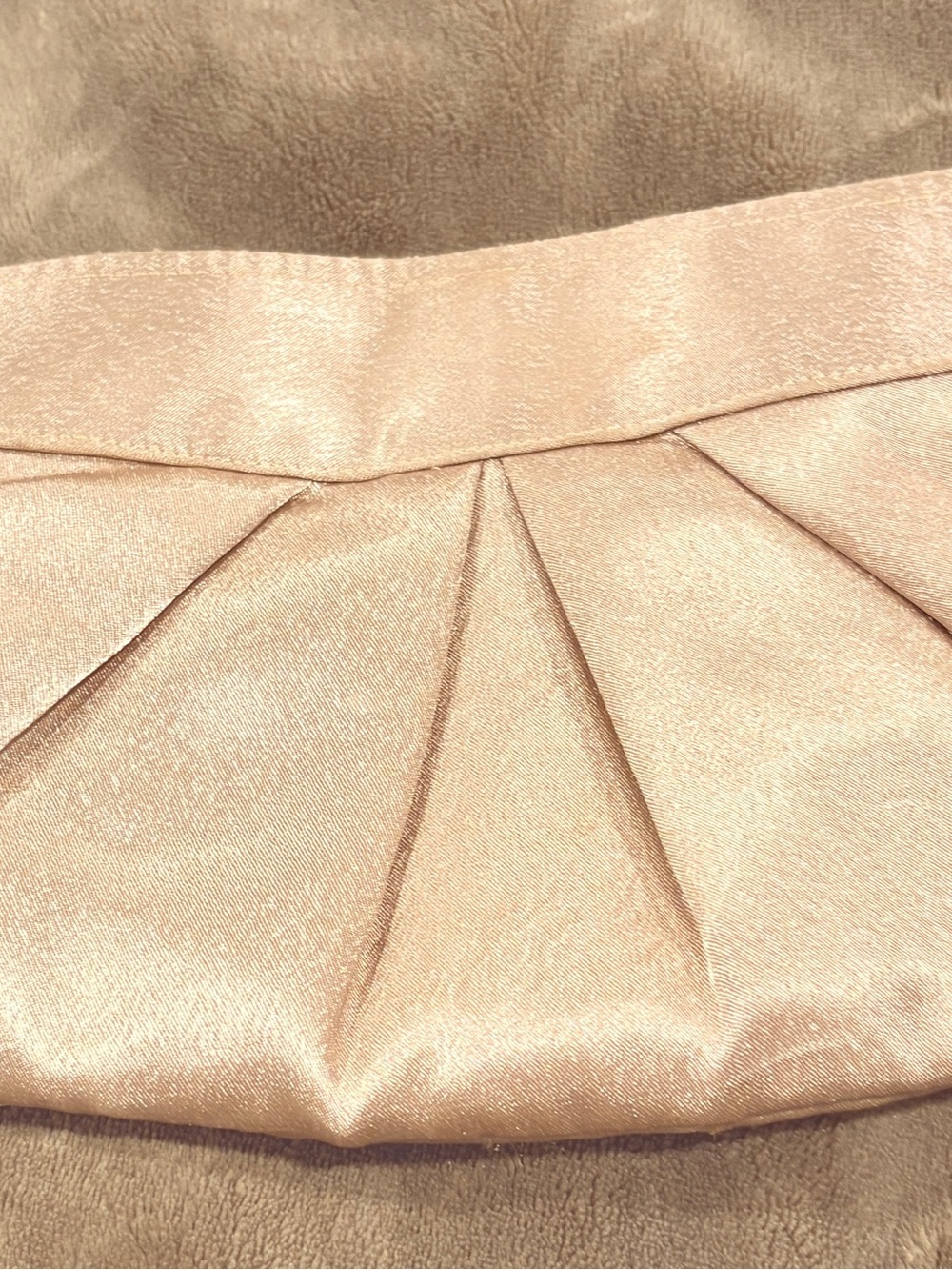 Beaded champagne/ beige Evening Clutch - Picture 4 of 5